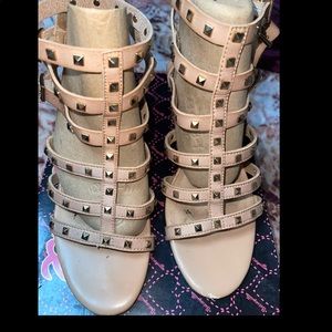 Studded gladiator sandals size 11